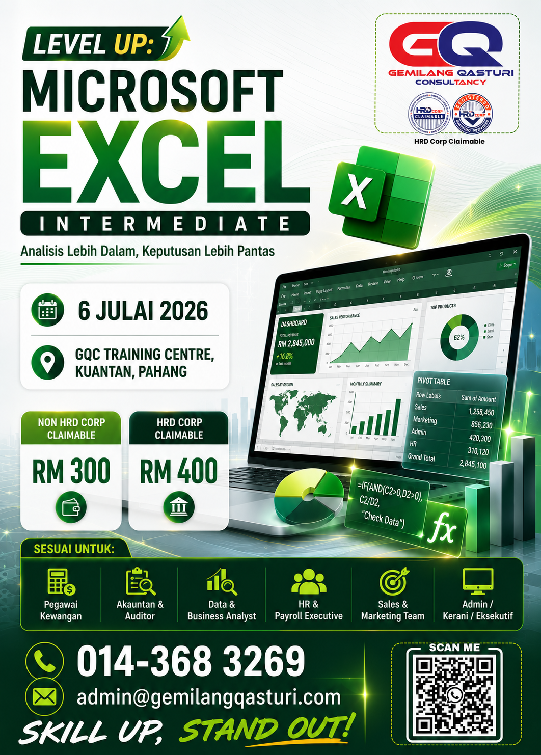 02 Level Up Mic Excel
